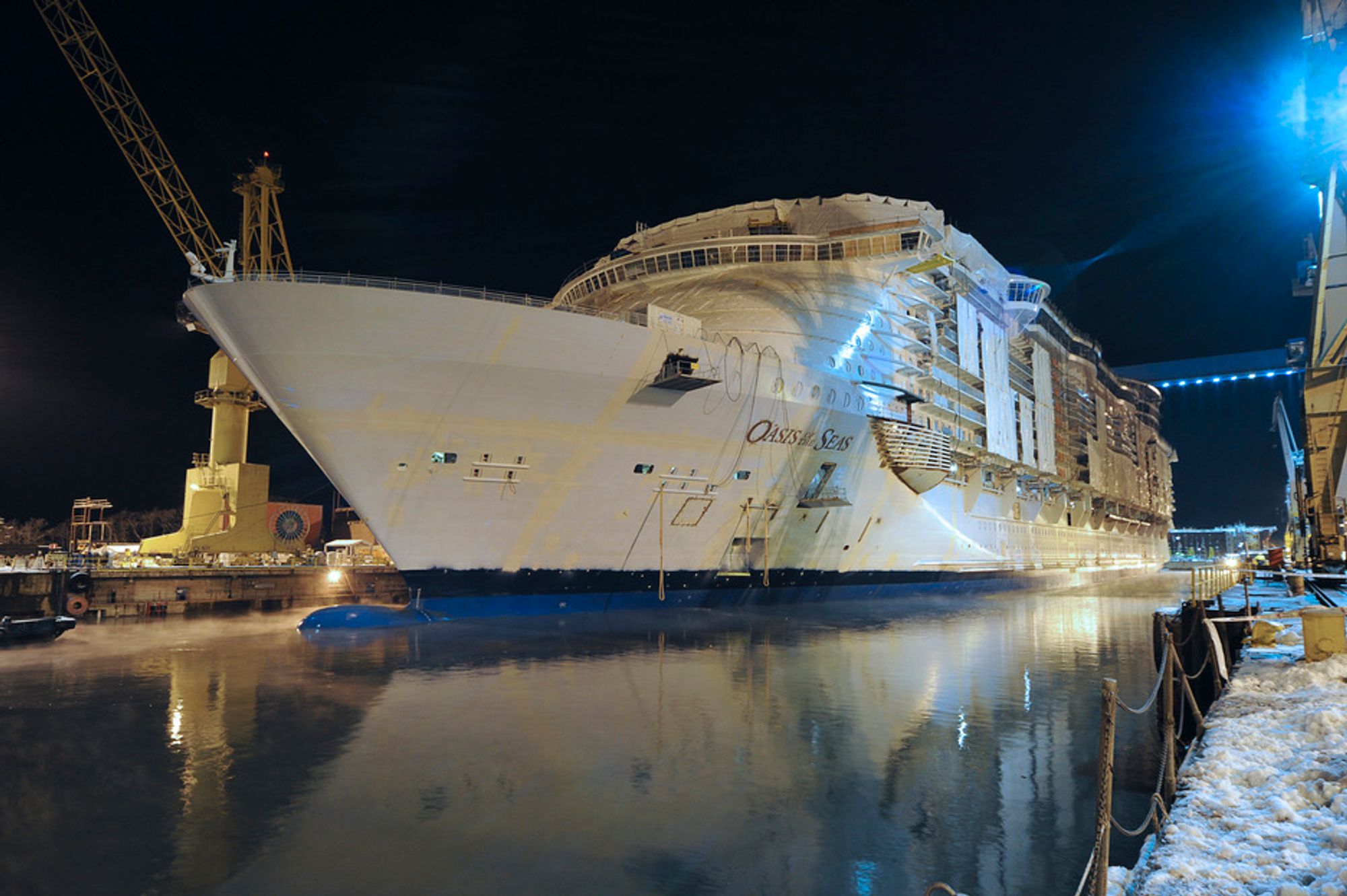 Verdens Største Cruiseskip Vs Titanic